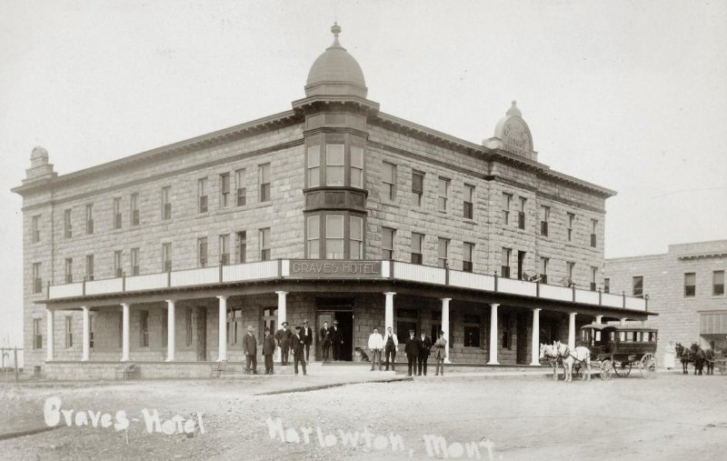 The Graves Hotel, Harlowton, 1912