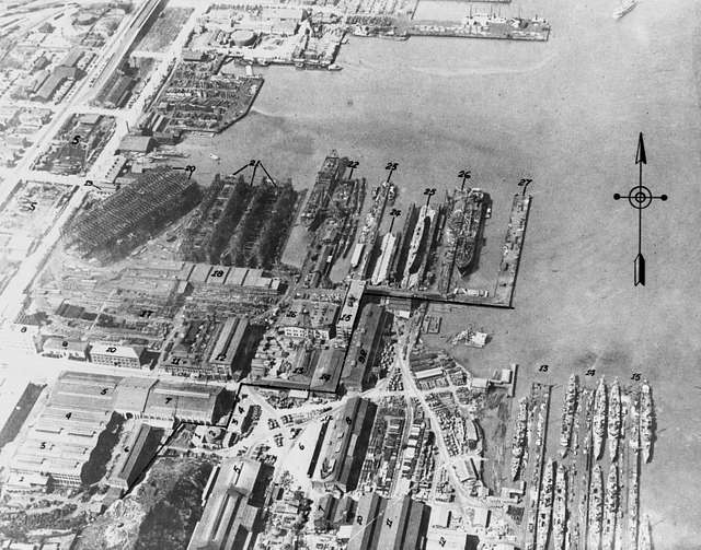 Union Iron Works - San Francisco - circa 1918